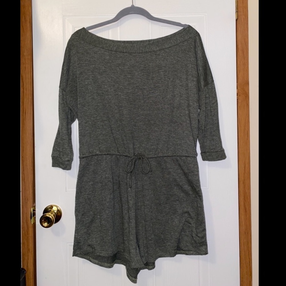 Earthbound SZ S Army Green Romper
